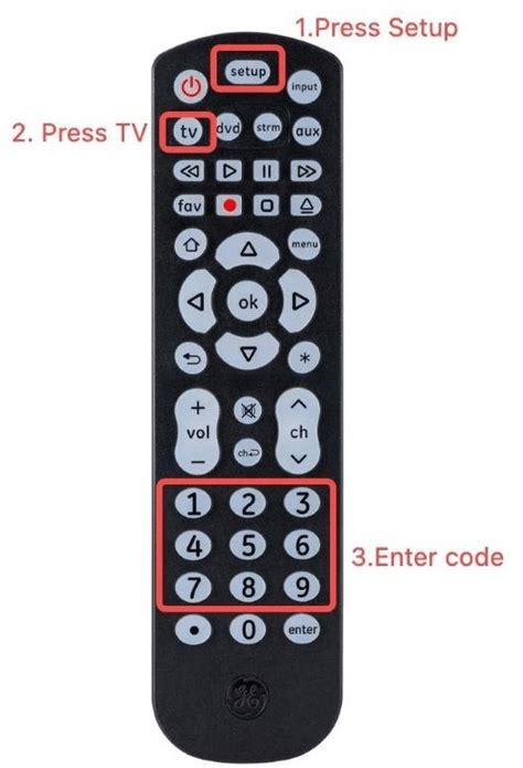 GE Universal Remote Codes List and Program Guide .